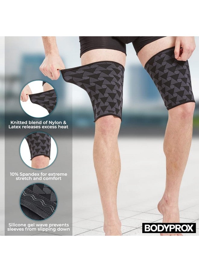 Bodyprox Thigh Compression Sleeve(1 Pair), Hamstring Compression Sleeve for Men and Women(Medium) - Image 4
