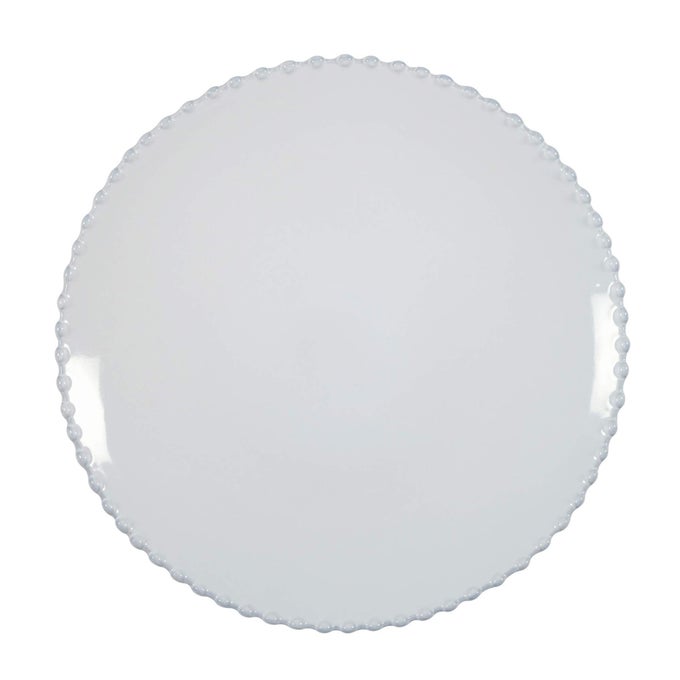 CERAMIC STONEWARE 11 DINNER PLATE PEARL COLLECTION WHITE MICROWAVE DISHWASHER SAFE DINNERWARE FOOD SAFE GLAZING RESTAURANT QUALITY TABLEWARE