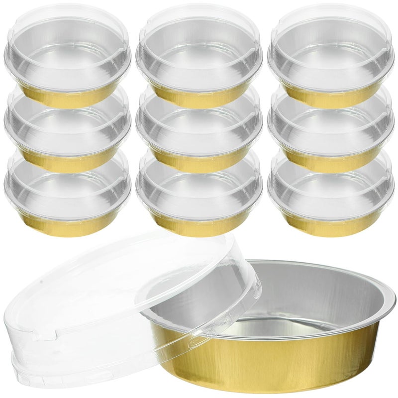 25 Pcs Small Aluminum Foil Baking Cups Disposable Heat Resistant Cupcake Liners - Image 2