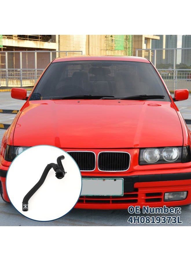 Partuto Radiator Hose Heater Hose No.4H0819373L for Audi A8 Quattro l Base Sedan 3.0L 2013-2014 Black Rubber 1 Pc Coolant Pipe Good Sealing - Image 3