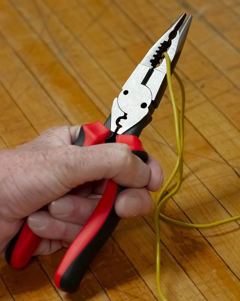 Triplett TT-290 6-in-1 Multifunctional Pliers - Cut, Strip, and Crimp - Image 2