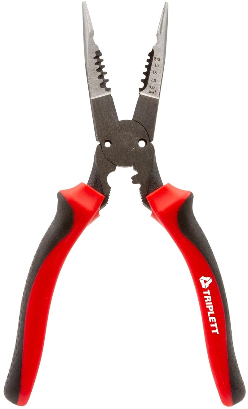 Triplett TT-290 6-in-1 Multifunctional Pliers - Cut, Strip, and Crimp - Image 1