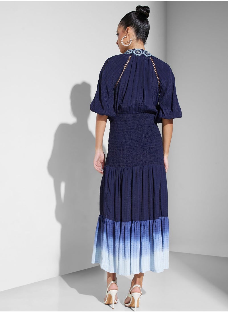 Threadz by Ajooni - Button Detail Dress - Image 1