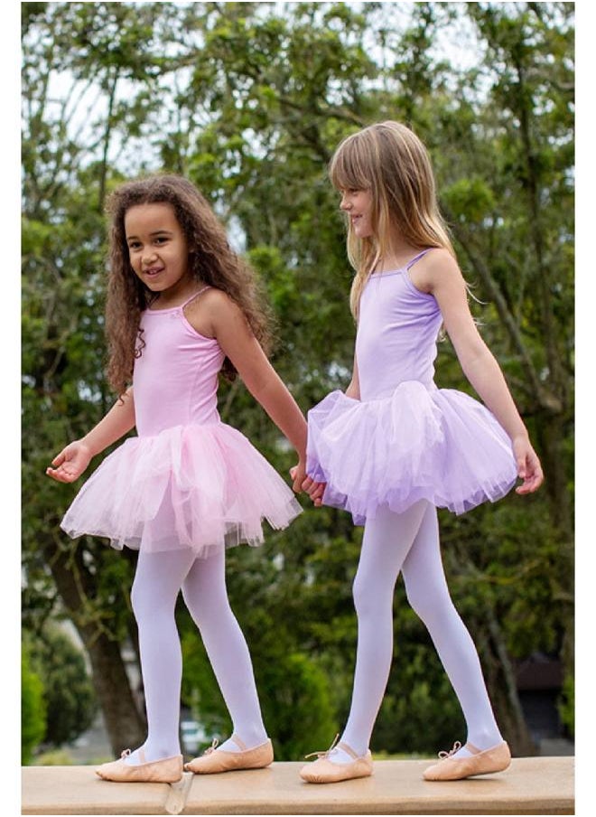 Stelle Stelle Ballet Leotards for Girls Dance Camisole Dress Tutu Skirted Ballerina Outfits Sleeveless (Toddler/Little Girl/Big Girl) (Lavender (Tutu), 2T)  - Image 3