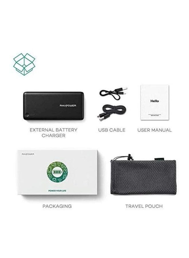 RAVPOWER 26800 mAh External Battery Charger Black - Image 5