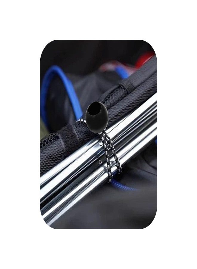 Virello 32Pcs 28.5mm Plastic Bungee Cord Toggle Balls, Rubber Rope Ball End Locks for Elastic Rope, Tent, Canopy, Trampoline, Camping - Image 5