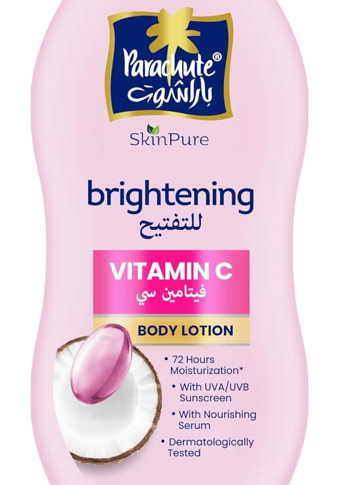 Parachute Skin Pure Vitamin C Body Lotion 400ML (Pack of 2) - Image 2