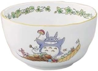 Noritake X Studio Ghibli Neighbor Totoro"Totoro with mushroom" Japanese rice bowl TT97876/4924-3 from Japan - Image 1