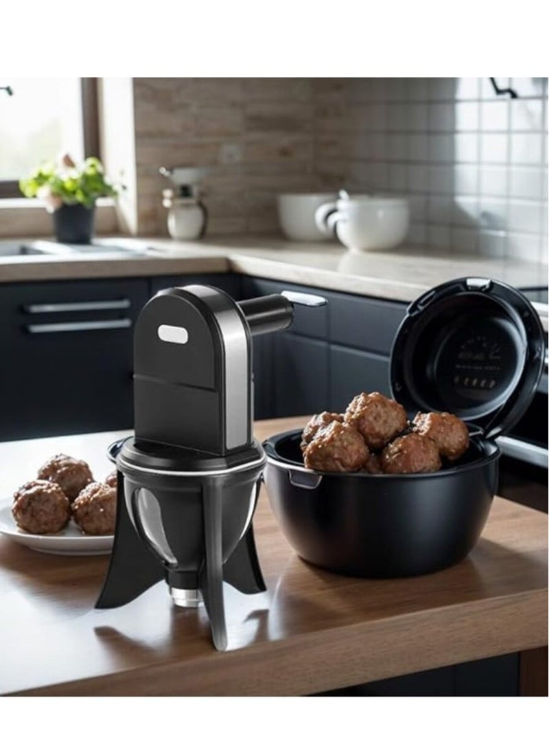 ELTRAZONE Sweet Dumpling Luqaimat Maker | Automatic Electric Sweet Ball & Meatball Maker | Quick & Even Frying | Easy-to-Use Digital Counter | Perfect for Luqaimat, Rice-Meat Dumplings, Falafel & Snacks | Non-Stick Coating for Hassle-Free Cleaning  - Image 1