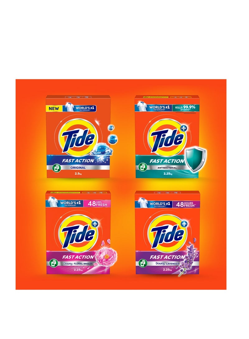 Tide Anti-Bacterial Fast Action Laundry Detergent Powder 9kg - Image 5