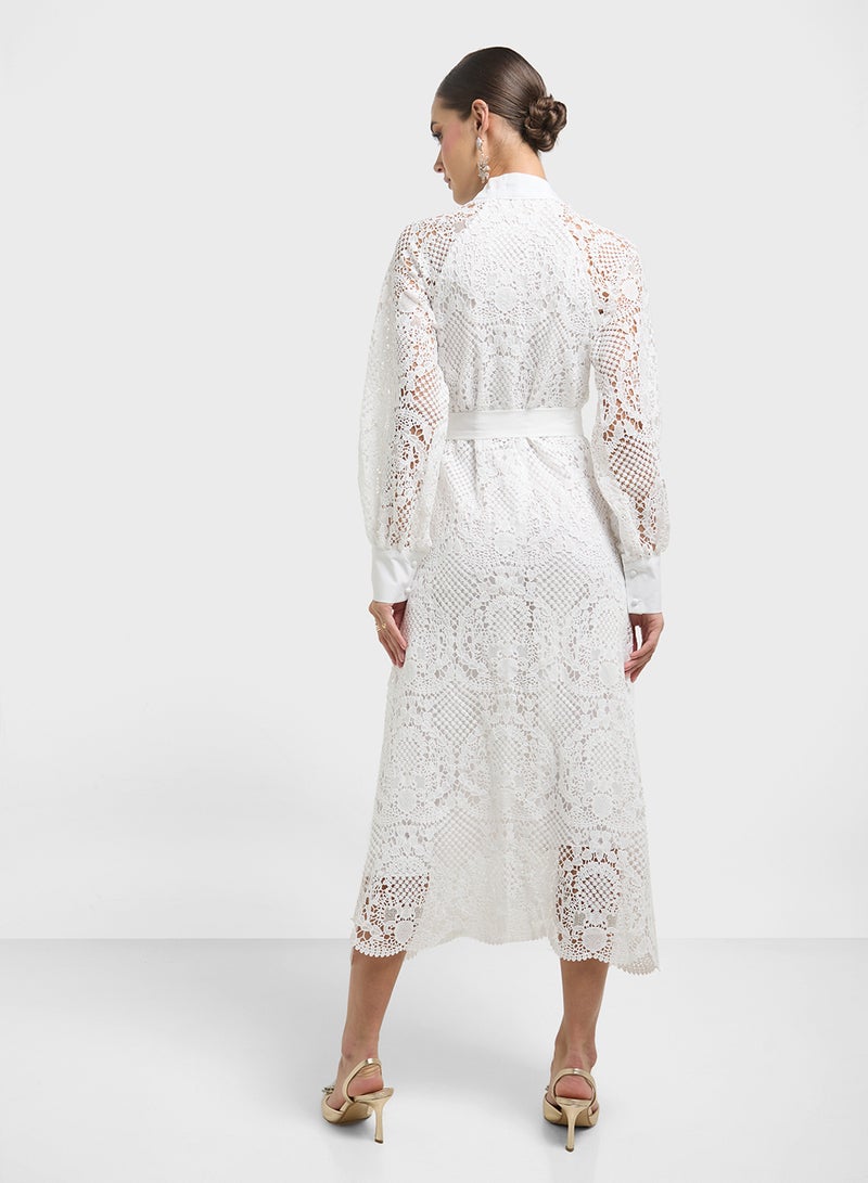 Khizana Lace Midi Dress  - Image 2