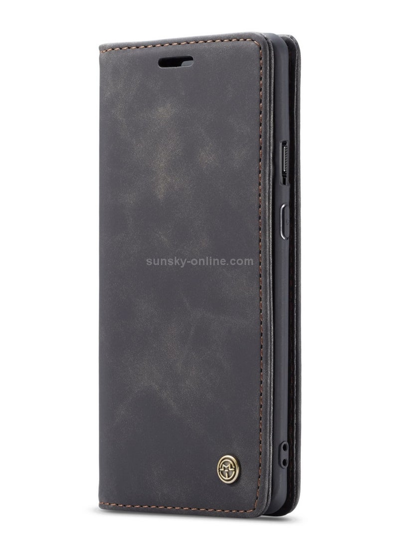 CaseMe Oneplus 7 Pro Case Wallet, for Oneplus 7 Pro Wallet Case Book Folding Flip Folio Case with Magnetic Kickstand Card Slots Protective Cover - Black - Image 2