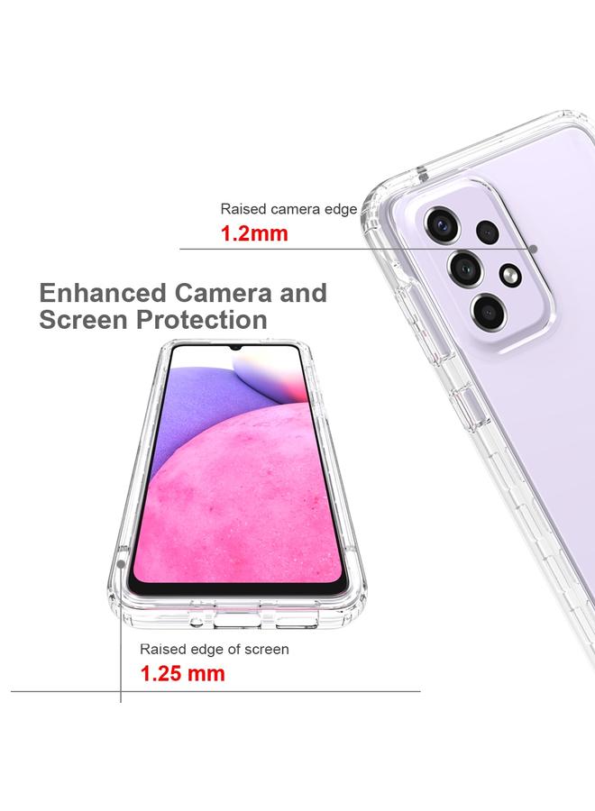 اس-توب جراب لهاتف Samsung Galaxy A33 5G، جراب كامل الجسم مقاوم للصدمات، شفاف متدرج الألوان - Image 3