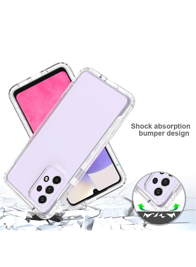 اس-توب جراب لهاتف Samsung Galaxy A33 5G، جراب كامل الجسم مقاوم للصدمات، شفاف متدرج الألوان - Image 4