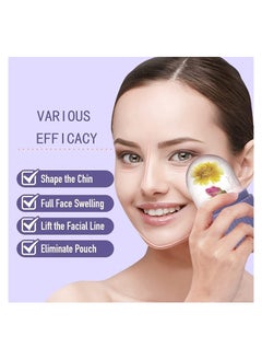 NNEWVANTE Nnewvante Ice Roller For Face,Beauty Facial Massage Ice Roller,Glow Cube Ice Roller for Face,Skin Care Tools for Eye Wrinkles, Acne Puffiness Relief (Purple)…  - Image 3
