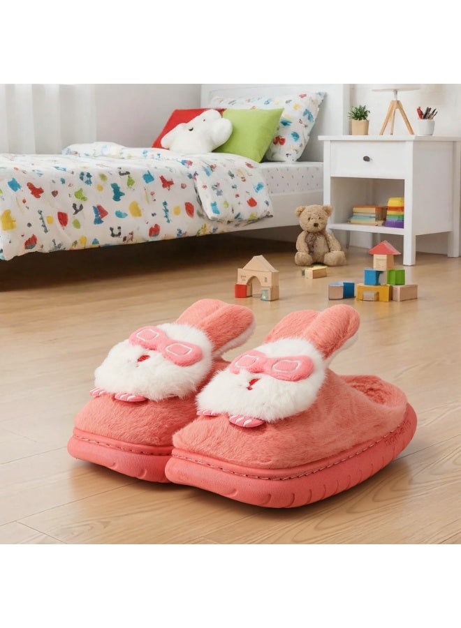 Lucky Kids Cartoon Slippers for Kids, Funny Animal House Shoes with Non-Slip Sole, Cozy Plush Indoor Comfort Footwear for Boys and Girls - Image 5