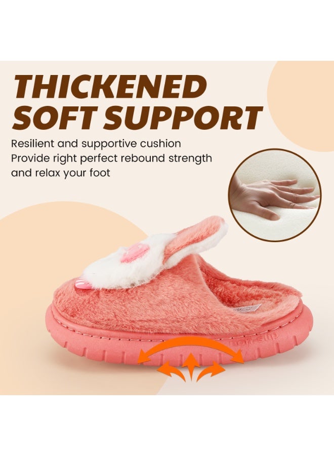 Lucky Kids Cartoon Slippers for Kids, Funny Animal House Shoes with Non-Slip Sole, Cozy Plush Indoor Comfort Footwear for Boys and Girls - Image 3