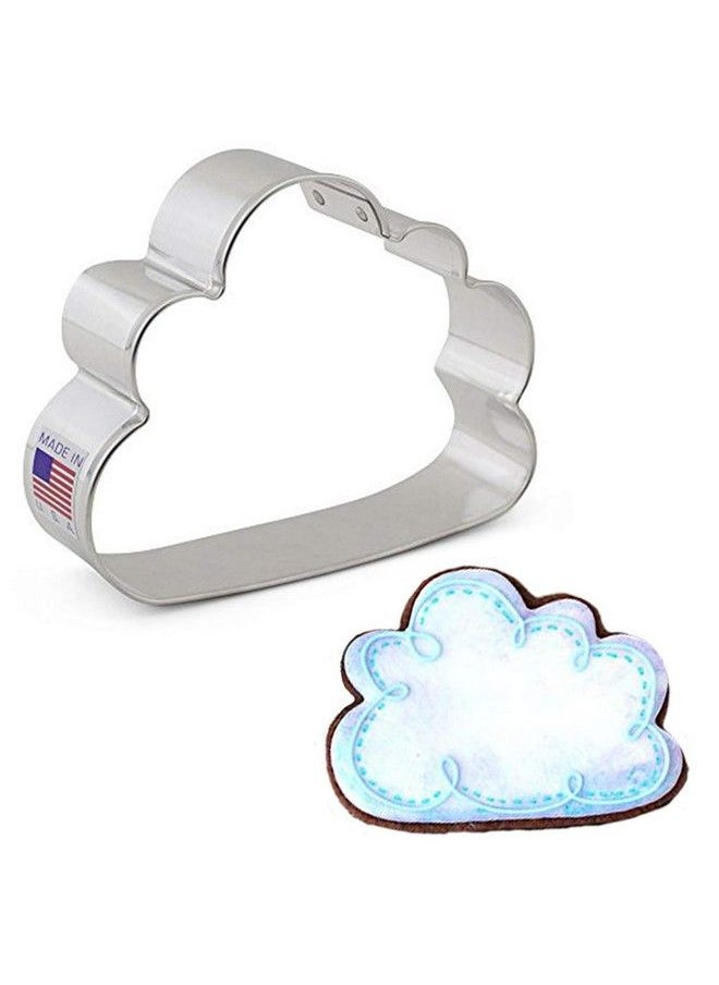 Ann Clark Cookie Cutters - Cloud Cookie Cutter Sandwich Cutter 3.75" By Ann Clark - Image 1