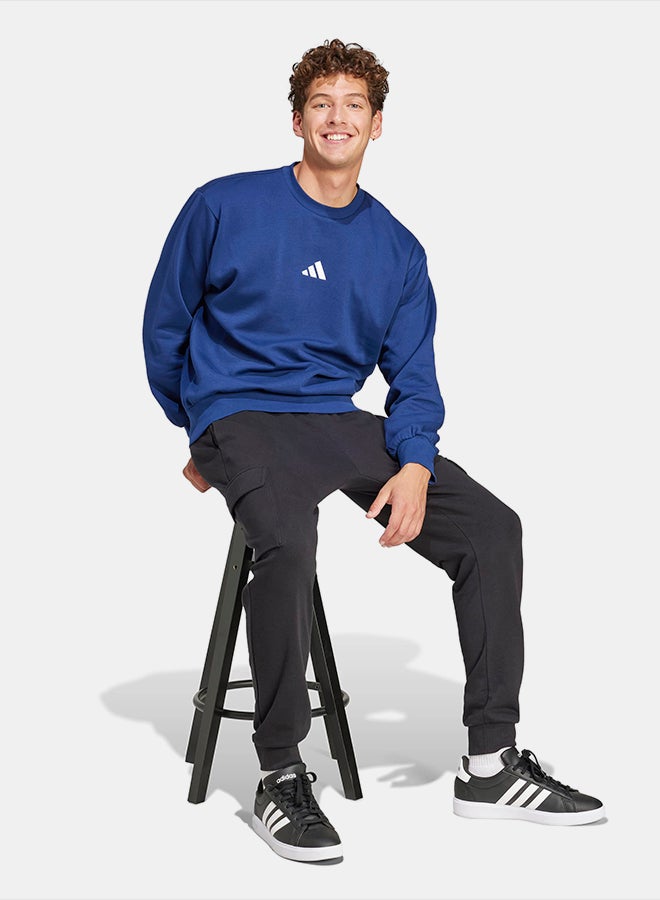 Adidas Essentials Feelcozy Fleece Cargo Joggers - Image 3