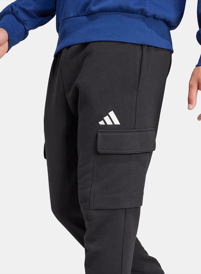Adidas Essentials Feelcozy Fleece Cargo Joggers - Image 4