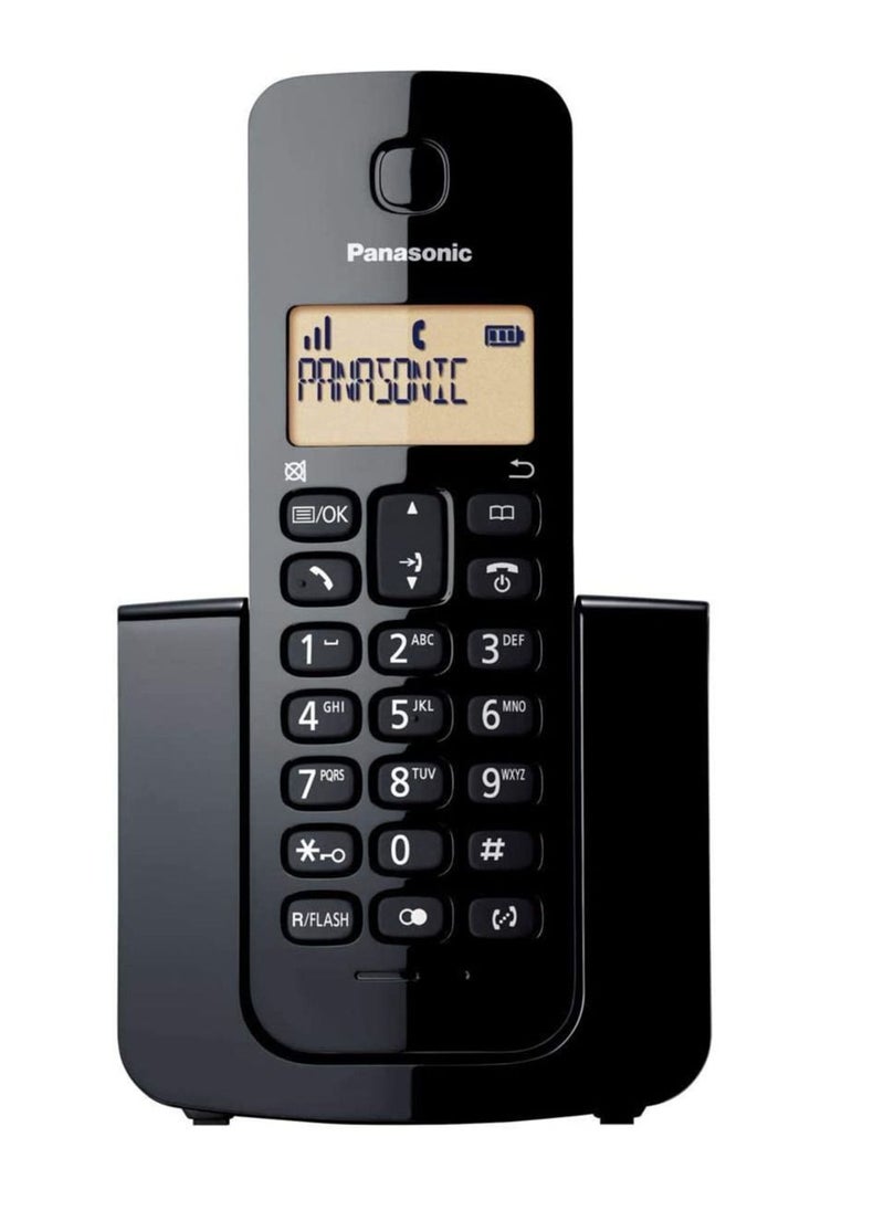 Panasonic KX-TGB110 Digital Cordless Landline Telephone With Caller ID Black