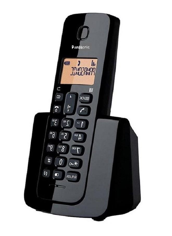 Panasonic KX-TGB110 Digital Cordless Landline Telephone With Caller ID Black