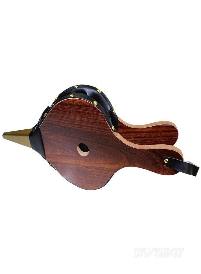 ديويشكي منفاخ خشبي من DYWISHKEY، منفاخ مدفأة 15.5 بوصة × 7 بوصة، منفاخ هواء للمدفأة، منفاخ جلدي، منفاخ نار للمدافئ والشواء والتخييم، منفاخ مع حزام جلدي للتعليق (بني) - Image 3