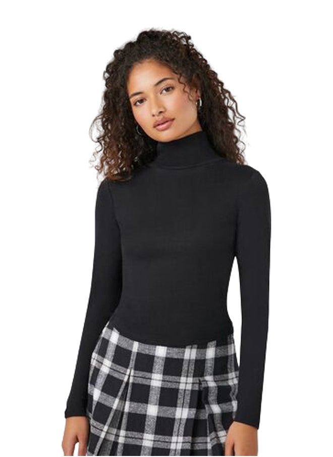 FOREVER 21 - Fitted Turtleneck Top - Image 1