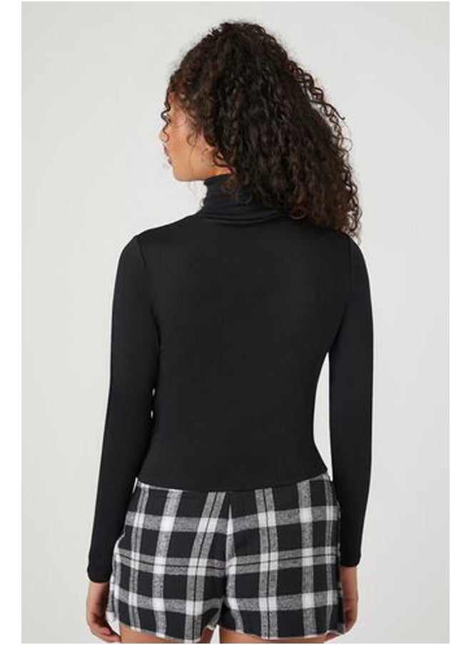 FOREVER 21 - Fitted Turtleneck Top - Image 1