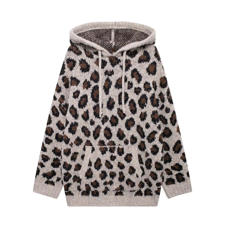 Cross-border European and American wind AliExpress explosions womens foreign trade wholesale ZR in stock animal pattern jacquard knitted sweater Color