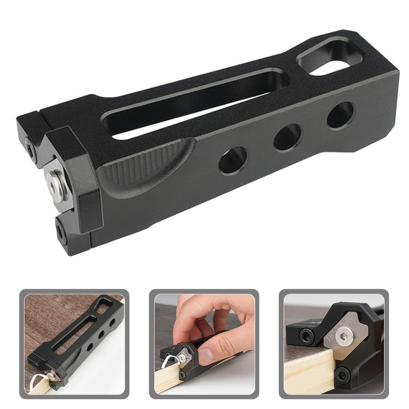 Woodworking Edge Trimming Planer Tool With Chamfer Blade For Burr Removal Deburring - Image 4
