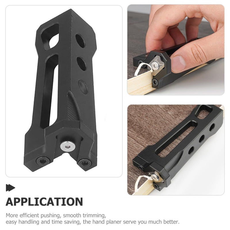 Woodworking Edge Trimming Planer Tool With Chamfer Blade For Burr Removal Deburring - Image 3