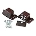 ROK Rok Hardware Heavy Duty 15 lb High Magnetic Cabinet Door Catch Latch, Brown (2 Pack)  - Image 2