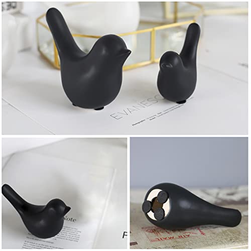 FANTESTICRYAN Small Animal Statues Home Decor Modern Style Black Decorative Ornaments for Living Room, Bedroom, Office Desktop, Cabinets… - Image 5