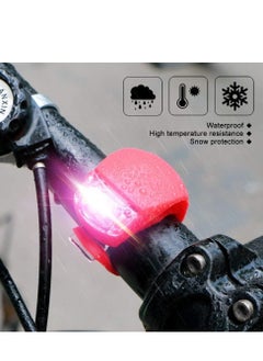 Y&D Bike Lights 6 LED Headlight Taillight Lamp Set Front and Rear Bicycle with Silicone Housing For Cycling Safety  - Image 4