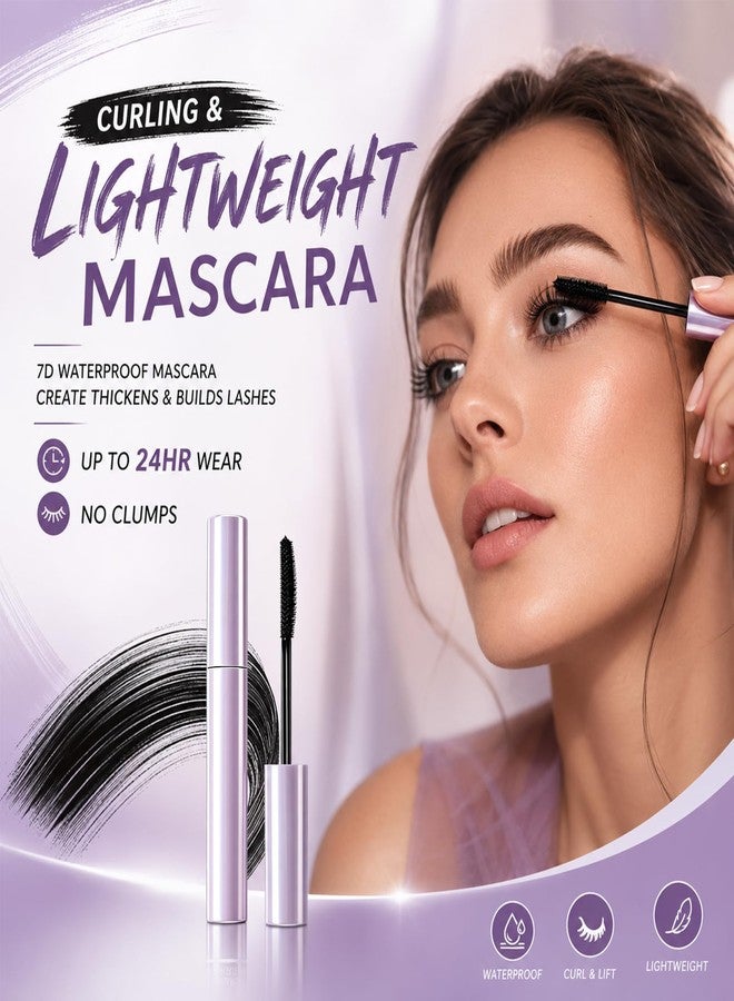 Wanban 2PCS Mascara for Older Women, Long Lasting Curl Mascara, Lengthening and Volumizing Mascaras, Lightweight Tubing, Water Resistant Mascaras for Women, Black& Black - Image 3
