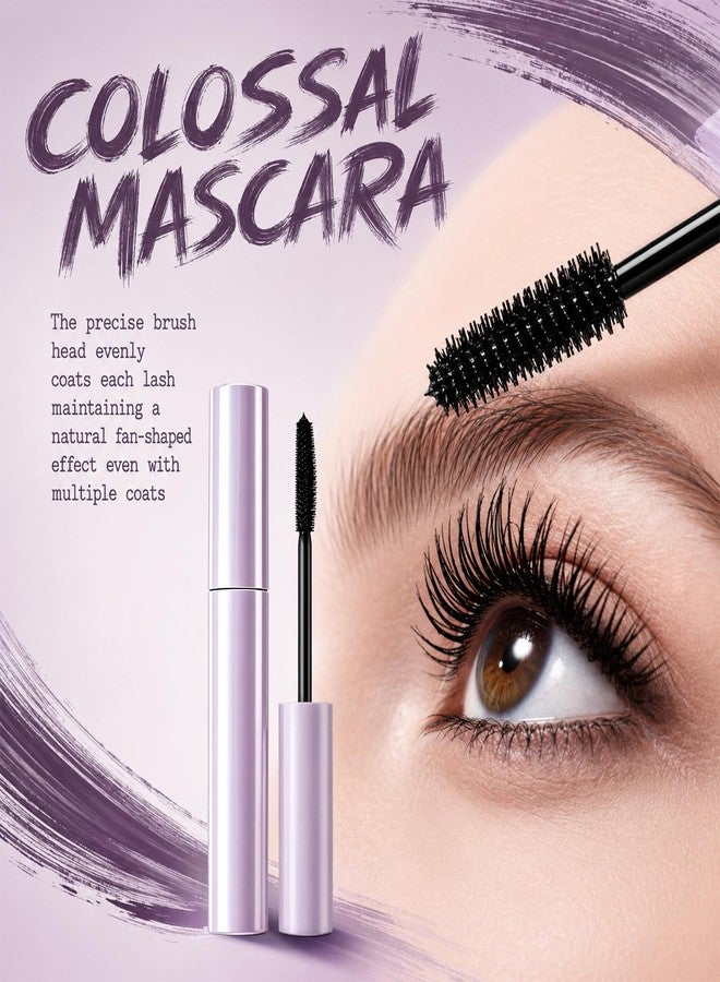 Wanban 2PCS Mascara for Older Women, Long Lasting Curl Mascara, Lengthening and Volumizing Mascaras, Lightweight Tubing, Water Resistant Mascaras for Women, Black& Black - Image 5