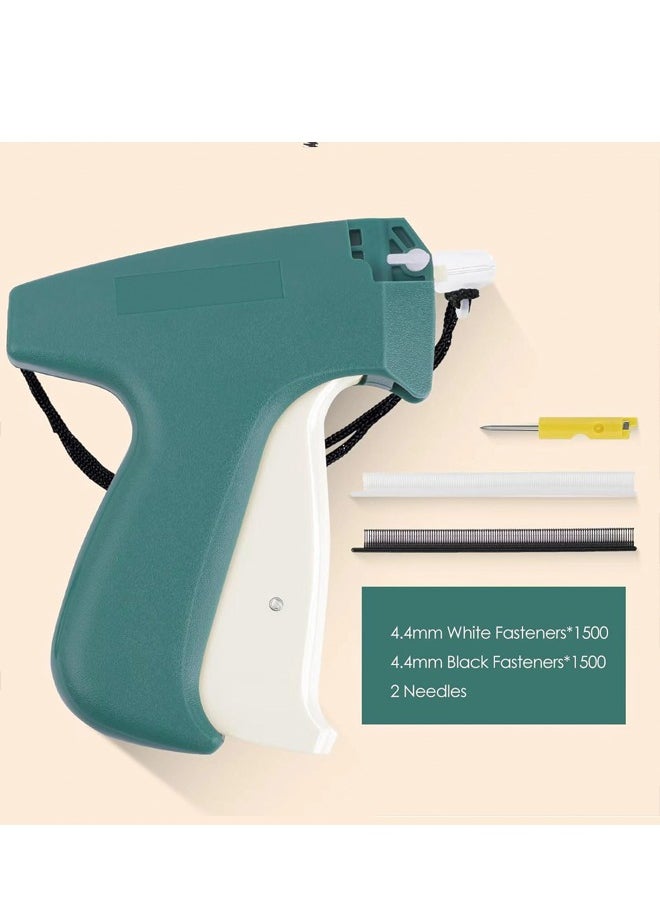 Generic - Fine Stitch Gun for Clothes, Micro Mini Stitch Tagging Gun for Clothing,Quilting Hemming Tools Quick Stitch Sewing Gun with 2 Fine Needles 1500 Black & 1500 White Micro Fasteners - Image 1