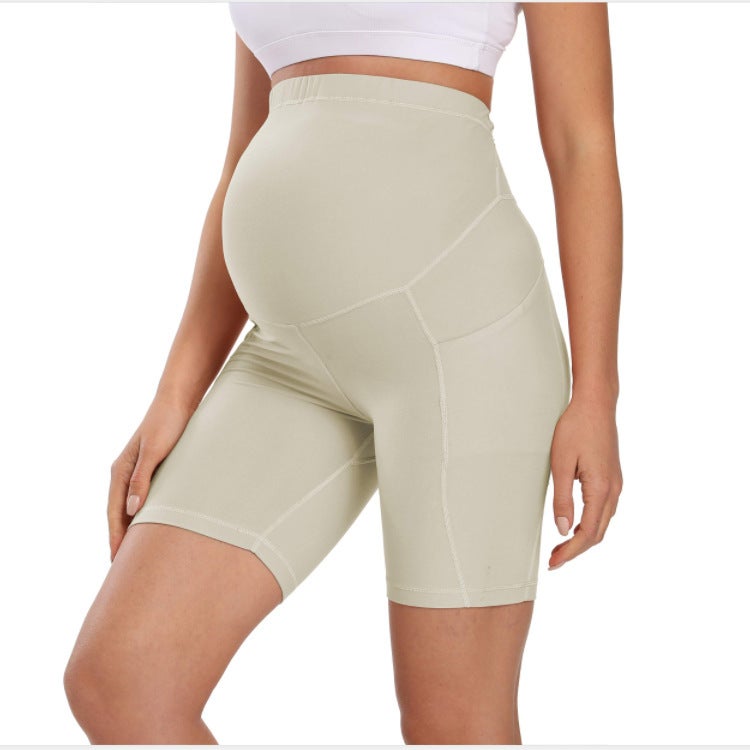 Slimming Maternity Pants Yoga Fitness Light gray  - Image 2
