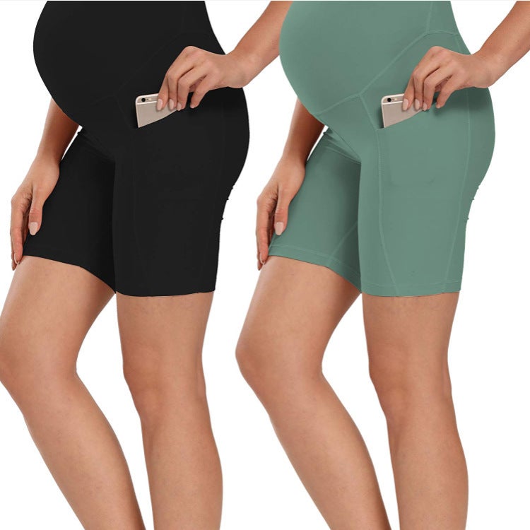 Slimming Maternity Pants Yoga Fitness Light gray  - Image 5