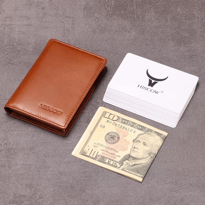 HISCOW Leather Business Card Case Holder for Men & Women, Italian Calfskin - Image 3