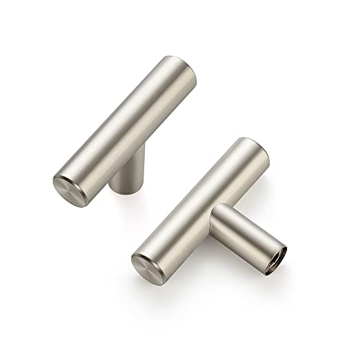 Ravinte 2 Cabinet Handles Stainless Steel Satin Nickel Kitchen Cabinet Hardware Handles of Kitchen Cupboard Handles 25 Pack - Image 1
