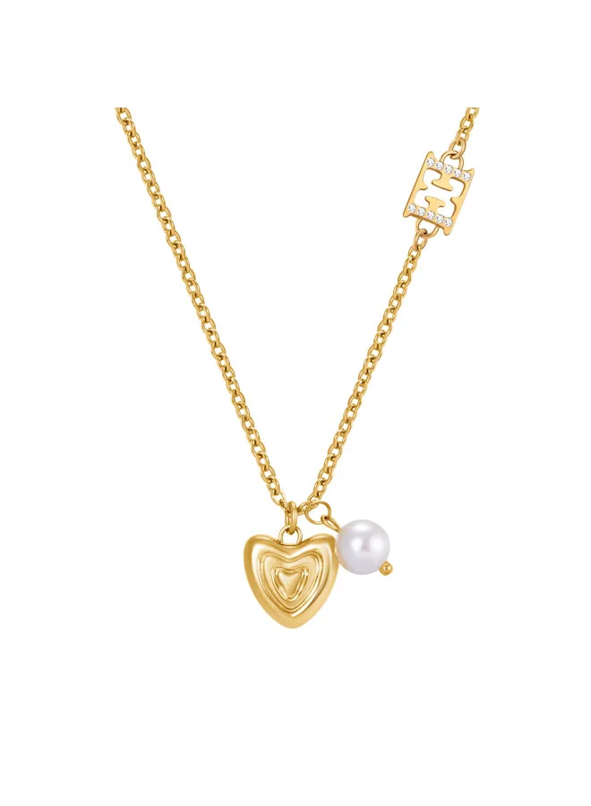 ESCADA Mina Gold Plated Stainless Steel Necklace for Women 360mm