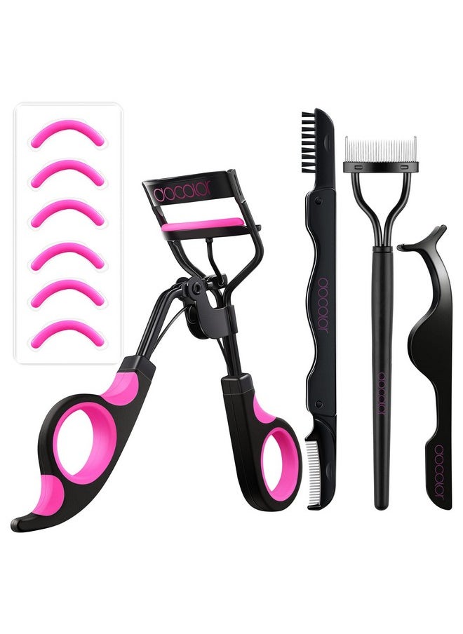 docolor - Eyelash Curler Kitdocolor 4 In 1 Lash Curler Kit With 6 Extra Replacement Refill Pads Eyelash Applicator Makeup Tool - Image 1