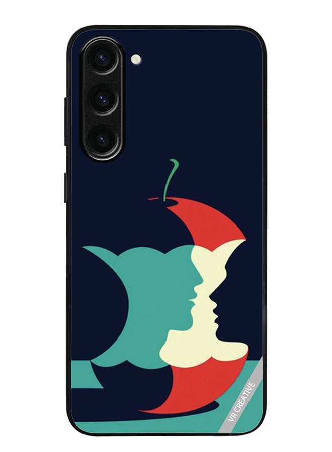 VR CREATIVE Protective Case Cover For Samsung Galaxy S24 Plus Eaten Apple Design Multicolour - Image 1