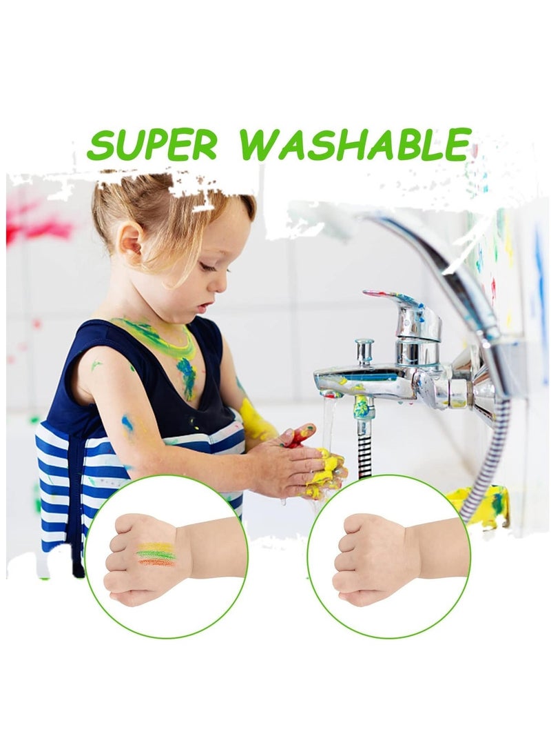 Crayons for Toddlers, Twistable Washable Crayons, Palm Grip Silky Large Crayons for Babies and Kids 3+, 12 Colors Coloring Art Supplies, Gift for Boys and Girls Back to School - Image 2