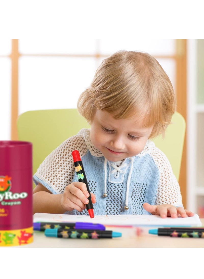 Crayons for Toddlers, Twistable Washable Crayons, Palm Grip Silky Large Crayons for Babies and Kids 3+, 12 Colors Coloring Art Supplies, Gift for Boys and Girls Back to School - Image 4