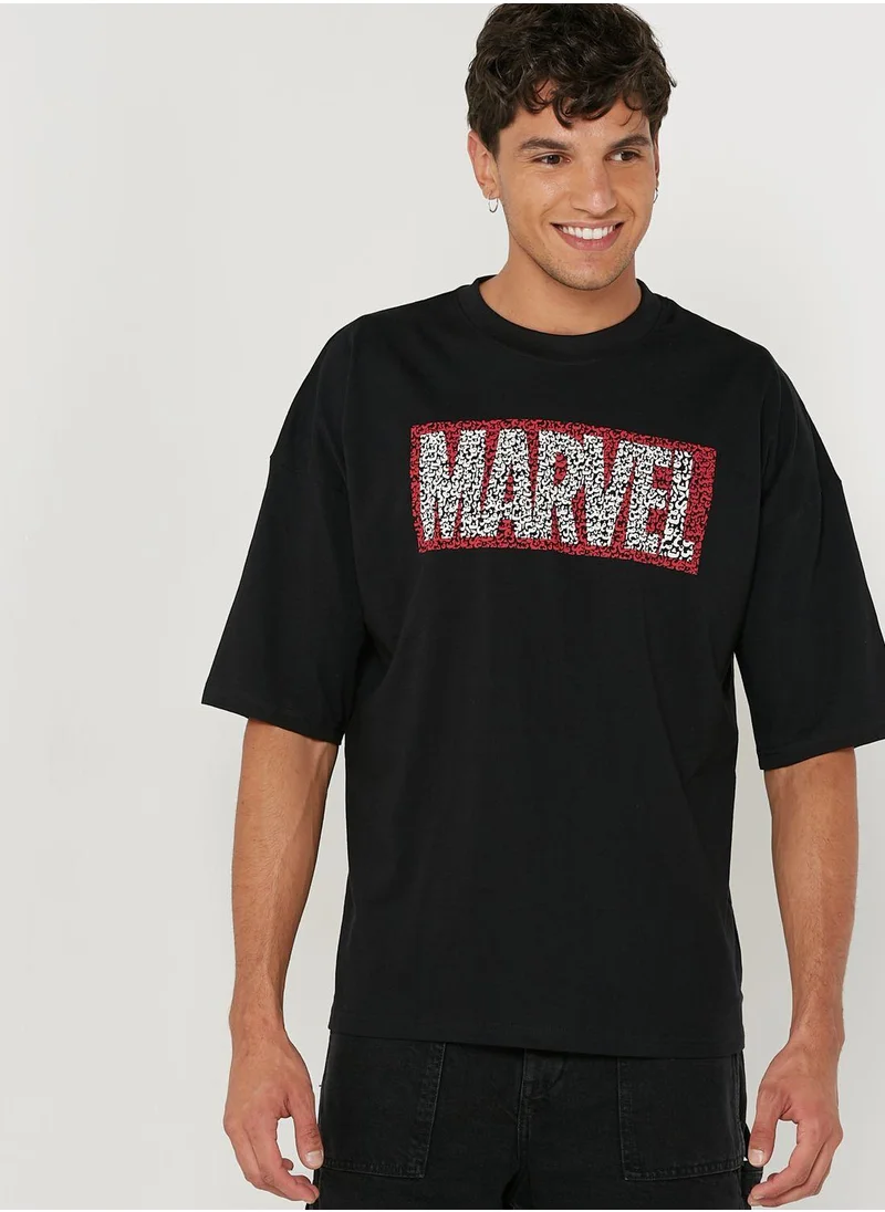 Urban Haul Marvel Oversized Crew Neck T-Shirt