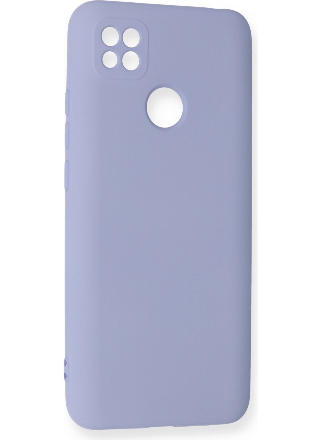 Aqua Aksesuar Xiaomi Redmi 9c Case Launch Velvet Luxury Design Silicone Cover - Lilac  - Image 4