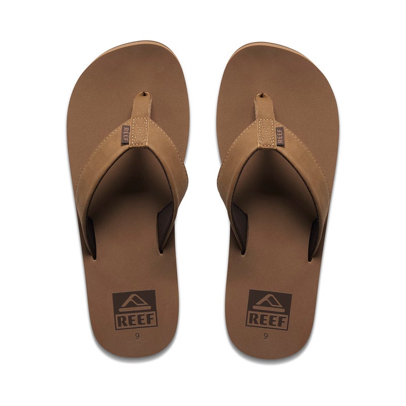 REEF Twinpin Mens Beach Flip Flop, Soft Cushion Footbed, Water Friendly, Sandstone, 12 - Image 4